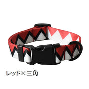 首輪 カラー ペットグッズ ペット用品 犬用 猫用 小型犬 中型犬 おしゃれ かわいい かっこいい レインボー 虹 カラフル エスニック調 迷彩 幾何学柄 ヒョウ柄 お散歩グッズ お出かけ ナイロン いぬ