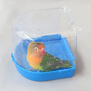 バードバス 小鳥 鳥 インコ 水容器 お風呂 水浴び 外付け式 外掛式 取り付け簡単 インコ 文鳥 ペットグッズ ペット用品 飼育グッズ 鳥用品