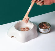 ペット用 缶詰スプーン フードスプーン 犬缶 猫缶 ペット用品 ペットグッズ 犬用品 猫用品 ソフト やわらかい ウェットフード スパチュラ へら シンプル 使いやすい かわいい コンパクト 便利グッズ ピンク 灰 緑