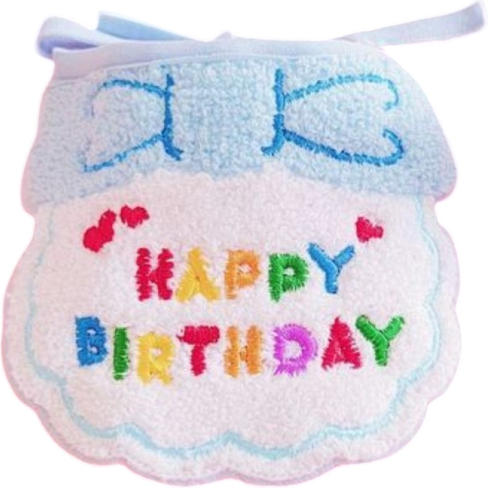 ペット用 バースデー 誕生日 スタイ 犬 猫 よだれかけ ビブ スカーフ バンダナ 飾り付け パーティー 記念撮影 かわいい