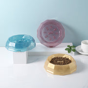 ペット用食器 早食い防止 フードボウル 餌皿 餌入れ 犬 イヌ いぬ 小型 中型 ペット用品 クリア おしゃれ かわいい