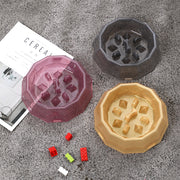 ペット用食器 早食い防止 フードボウル 餌皿 餌入れ 犬 イヌ いぬ 小型 中型 ペット用品 クリア おしゃれ かわいい