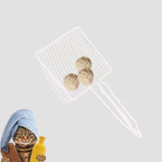 猫砂スコップ 猫用 ペット用品 猫砂用 猫砂シャベル トイレスコップ 金属製 トイレ掃除 使いやすい 取りやすい 便利アイテム スタイリッシュ ネコ トイレグッズ ペットグッズ