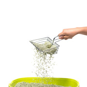 猫砂スコップ 猫用 ペット用品 猫砂用 猫砂シャベル トイレスコップ 金属製 トイレ掃除 使いやすい 取りやすい 便利アイテム スタイリッシュ ネコ トイレグッズ ペットグッズ