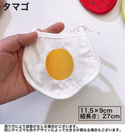 ペット用スタイ よだれかけ ビブ 犬用 猫用 つけ襟 首飾り いちご アボカド タマゴ おもしろ かわいい 普段使い ペット用品 ペットグッズ ドッグ キャット