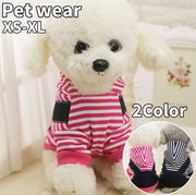 ペットウェア ドッグウエア ペット服 パーカー ボーダー柄 フード フーディ 袖あり 裏起毛 犬 イヌ 犬服 小型犬 秋 冬 春 厚手 防寒 あったか トレーナー 裏ボア お出掛け お散歩 ペット用品 かわいい かっこいい おしゃれ