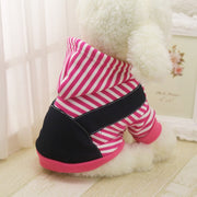 ペットウェア ドッグウエア ペット服 パーカー ボーダー柄 フード フーディ 袖あり 裏起毛 犬 イヌ 犬服 小型犬 秋 冬 春 厚手 防寒 あったか トレーナー 裏ボア お出掛け お散歩 ペット用品 かわいい かっこいい おしゃれ