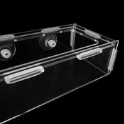 給餌器 水槽用 水槽用フィーダー フードフィーダー 吸盤付き 餌入れ 魚 アクアリウム 透明 クリア シンプル