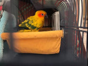 ハンモックテント 小鳥 ステージ ペット用品 インコ 鳥用止まり木 ケージ用 デグー ハムスター チンチラ 小動物 ステージモック もこもこ あったか 起毛素材 防寒 寒さ対策 ペットハンモック 寝床 とり トリ バード