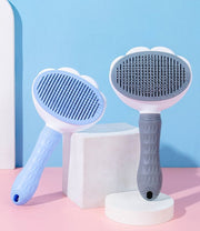 ペット用ブラシ ピンブラシ お手入れブラシ 猫用 犬用 ペット用品 お手入れ用品 抜け毛取り 抜け毛対策 ブラッシング 便利 簡単 シンプル グレー ピンク 青