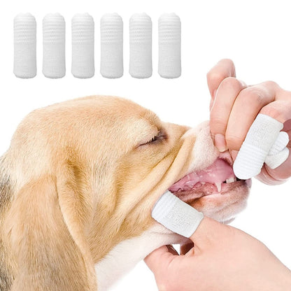 ペット用指歯ブラシ 8個セット デンタルケア 指サック歯ブラシ 歯磨き 犬用 商品画像3