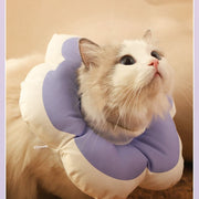 エリザベスカラー 猫用 犬用 小型犬 ペット用品 ケア用品 襟巻 枕 フラワー お花 花型 かわいい おしゃれ 傷舐め防止 去勢手術 傷口保護 サイズ調整 防水性 柔軟性
