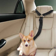 ペット用シートベルト ペット用品 後部座席 ヘッドレスト用 車用品 ドライブ アウトドア 犬用 ドッグ シンプル 無地 装着 カンタン 簡単 リード型 飛びつき防止 サイズ調節可能 車用リード 飛び出し対策 旅行 遠出 お出かけ ドライブ 簡単装着 カー用品 レッド 赤 ブルー 青 ピンク