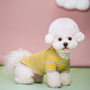 ペットウェア Tシャツ 犬服 猫服 洋服 ドッグウェア キャットウェア 袖あり プルオーバー ボーダー柄 クマ ワンポイント カジュアル お洒落 可愛い ペット服