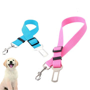 ペット用シートベルト 乗車用ベルト 犬用 猫用 ペット用品 車専用リード ドライブ おでかけ 簡単装着 飛び出し防止 無地 カラバリ豊富 ペットグッズ いぬ イヌ