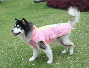 レインコート 犬の服 犬服 雨服 雨具 フード付き ドッグウェア 中型犬用 大型犬用 反射テープ 防水 梅雨対策 お出かけ 濡れない 着せやすい