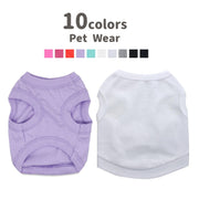 ドッグウェア ペットウェア タンクトップ 犬の服 犬服 猫の服 キャットウェア 洋服 ペット用品 小型犬 トップス 袖なし ノースリーブ 無地 シンプル お散歩 お出かけ おしゃれ かわいい いぬ 猫 ねこ