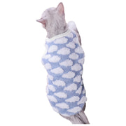 ペットウェア ベスト ボア 猫服 犬服 洋服 キャットウェア ドッグウェア 袖なし プルオーバー もこもこ カジュアル お洒落 可愛い ペット服