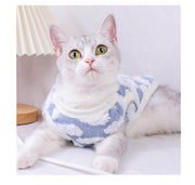 ペットウェア ベスト ボア 猫服 犬服 洋服 キャットウェア ドッグウェア 袖なし プルオーバー もこもこ カジュアル お洒落 可愛い ペット服