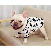 ドッグウェア ペットウェア トレーナー フリース プルオーバー 犬の服 犬服 洋服 ペット用品 小型犬 猫 長袖 袖付き ヒョウ柄 ウシ アボカド クリスマス トナカイ 防寒 お散歩 お出かけ おしゃれ かわいい いぬ 猫 ねこ