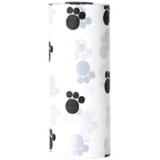 トイレ袋 うんち袋 15枚入り ロール式 犬用 猫用 ペット用品 ゴミ袋 うんち処理袋 携帯用 旅行用 肉球 足跡 可愛い お出かけ 散歩 外出 外遊び 公園 犬用品 便利グッズ