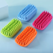 ペット用ブラシ ラバーブラシ ペット 犬用 猫用 ペット用お手入れ用品 ペットグッズ ブラシ ブルー グリーン お手入れ シャンプー ブラッシング 抜け毛 長毛 短毛