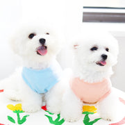 ドッグウェア 犬服 キャットウェア ペットウェア タンクトップ カットソー ノースリーブ 夏 春 犬 猫 小型犬 中型犬 バッグロゴ パステル 犬の服 猫の服 猫服 洋服 秋