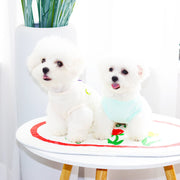 ドッグウェア 犬服 キャットウェア ペットウェア タンクトップ カットソー ノースリーブ 夏 春 犬 猫 小型犬 中型犬 バッグロゴ パステル 犬の服 猫の服 猫服 洋服 秋
