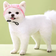 ペット用帽子 犬用 ハット ドッグハット 耳穴あり 顎紐付き 熱中症対策 日除け 日よけ 可愛い かわいい ファッション 小物 イヌ いぬ 猫 ネコ ねこ