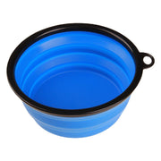 ペット用食器 折りたたみボウル 直径13cm シリコンボウル カラビナ付 水飲みボウル 携帯食器 犬 猫 お出掛け お散歩 旅行 ドライブ フードボウル ウォーターボウル 食事 飲水 持ち運び 吊り下げフック ペットグッズ