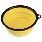 ペット用食器 折りたたみボウル 直径13cm シリコンボウル カラビナ付 水飲みボウル 携帯食器 犬 猫 お出掛け お散歩 旅行 ドライブ フードボウル ウォーターボウル 食事 飲水 持ち運び 吊り下げフック ペットグッズ