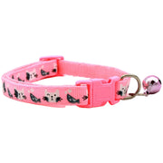 首輪 カラー 犬 猫 ペット用品 お散歩グッズ ワンタッチバックル 簡単装着 鈴付き 可愛い かわいい おしゃれ 長さ調節可能