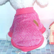 ドッグウェア ペットウェア セーター ニット 裏起毛 あったか 暖か 犬服 猫服 小型犬 プルオーバー 洋服 杢カラー 袖あり おしゃれ かわいい お出かけ カジュアル デイリー 普段使い いぬ イヌ ねこ ネコ キャット