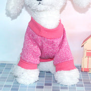 ドッグウェア ペットウェア セーター ニット 裏起毛 あったか 暖か 犬服 猫服 小型犬 プルオーバー 洋服 杢カラー 袖あり おしゃれ かわいい お出かけ カジュアル デイリー 普段使い いぬ イヌ ねこ ネコ キャット