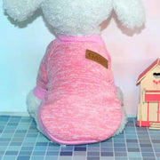 ドッグウェア ペットウェア セーター ニット 裏起毛 あったか 暖か 犬服 猫服 小型犬 プルオーバー 洋服 杢カラー 袖あり おしゃれ かわいい お出かけ カジュアル デイリー 普段使い いぬ イヌ ねこ ネコ キャット