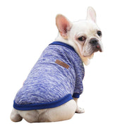 ドッグウェア トレーナー 袖付き 犬服 キャット ペット用 ネコ 猫 小型犬 中型犬 おしゃれ カジュアル かわいい スポーティー プルオーバー お散歩 デイリー 裾リブ 防寒 寒さ対策 シンプル 単色