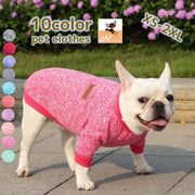 ドッグウェア トレーナー 袖付き 犬服 キャット ペット用 ネコ 猫 小型犬 中型犬 おしゃれ カジュアル かわいい スポーティー プルオーバー お散歩 デイリー 裾リブ 防寒 寒さ対策 シンプル 単色