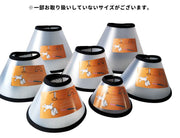 エリザベスカラー ペット用 ペット用品 犬 猫 ソフトタイプ 7号 6号 5号 4号 面ファスナー 簡単取付 傷舐め防止 噛み防止 ひっかき防止 半透明 無地 シンプル 着脱簡単