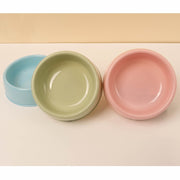 ペット用食器 フードボウル ウォーターボウル エサ入れ 犬用 猫用 水入れ ペットグッズ ペット用品 イヌ ネコ ラウンド型 シンプル 単色 かわいい おしゃれ