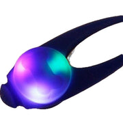 ペット用アクセサリー 首輪アクセサリー LEDライト チャーム 光る ボタン電池式 犬 ドッグ ペット用品 散歩 夜間 ブルー 青 レッド 赤 グリーン 緑 ピンク オレンジ シリコン ホワイト 白