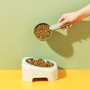 フードスプーン フードスコップ クリップ付き ペットグッズ ペット用品 犬 猫 小動物 エサやり 餌入れ フードストッカー 給餌 便利 シンプル おしゃれ