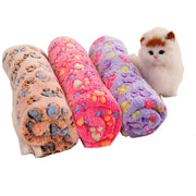 ブランケット ペット用 毛布 犬用 猫用 ペットグッズ ペット用品 マット 敷物 ふかふか フリース あったか 肉球 おしゃれ 骨 星 防寒 ハート 可愛い 暖かい