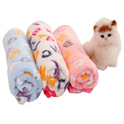 ブランケット ペット用 毛布 犬用 猫用 ペットグッズ ペット用品 マット 敷物 ふかふか フリース あったか 肉球 おしゃれ 骨 星 防寒 ハート 可愛い 暖かい