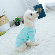ドッグウェア トレーナー プルオーバー 半袖 ポロカラー ペットウェア 犬服 犬用 猫用 洋服 襟付き タック シンプル 無地 単色 ソリッドカラー おしゃれ 可愛い かわいい ペット用 超小型犬 小型犬 XS S M L XL ドッグウエア キャットウェア 犬の服 イヌ用 いぬ用 ネコ用 ねこ用 DOG CAT