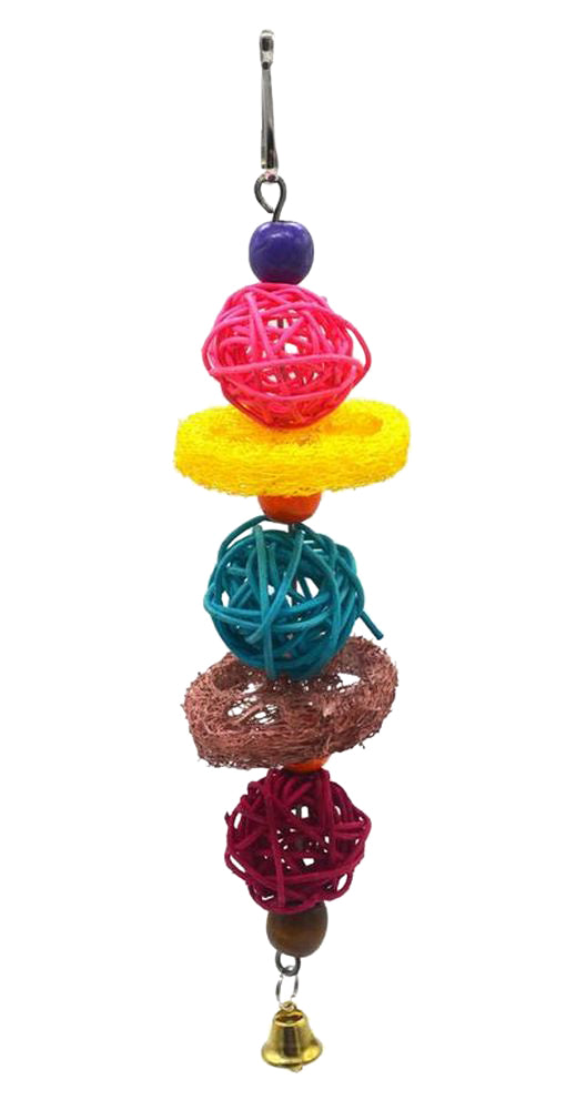 ペット 鳥用おもちゃ 鳥 バード インコ オウム 吊り下げ おもちゃ ペット用おもちゃ バードトイ カラフル 小鳥 吊り下げ式 バードおもちゃ 揺れる ゆらゆら 鈴 ベル