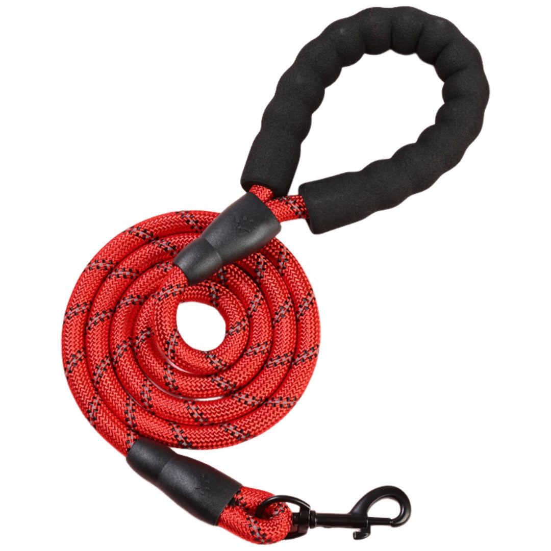 リード 犬用 ペット用品 牽引紐 2ｍ 3ｍ レッド バリエーション画像