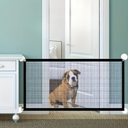 ペットゲート ペット用品 高さ72cm ペットフェンス ネット メッシュ フック付き 犬 小型犬 中型犬 猫 隔離 階段 キッチン 簡易 隔離ネット 安全ゲート 柵 侵入防止 いたずら対策