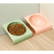ペット用食器 猫用食器 犬用食器 フードボウル エサ入れ 餌入れ 斜め 傾斜 イヌ ネコ ペットグッズ 水 ウォーターボウル 皿 シンプル 単色 かわいい