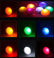 ペット用品 ペットアクセサリー 首輪アクセサリー LEDライト 光る 犬 ドッグ 散歩 夜間 丸 円 サークル シンプル 便利