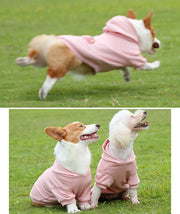 ペットウェア ドッグウェア パーカー 洋服 犬用 フード付き 袖あり さくらんぼ チェリー イラスト プリント ピンク シンプル カジュアル おしゃれ かわいい お散歩 公園 お出かけ 普段使い ペット服 犬の服